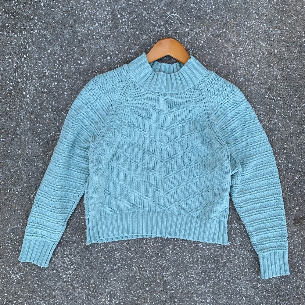 Blue Knit Sweater